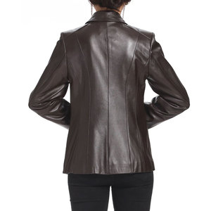 Veste en cuir véritable pour femme, design et couleur personnalisables, vestes en cuir pour femmes adultes, vêtements de mode. - Product Image 2