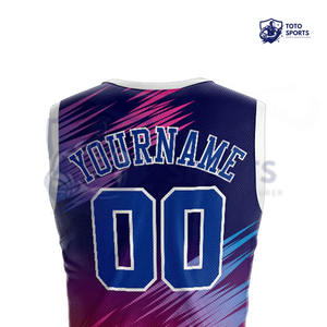 Uniforme de Baloncesto Deportivo de Tela Suave y Transpirable, Ligero, Duradero, Colorido, a la Moda, con el Mejor Precio - Product Image 3