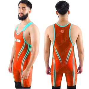 Traje de Lucha Libre Personalizado de Una Pieza |   Spandex Transpirable |   Logotipo Personalizado con Nombre de Equipo |   Sialkot Pakistán OEM - Product Image 2