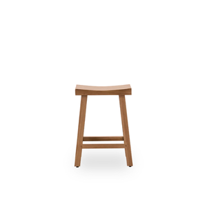 Modern Teak Wood Bar <b>Stool</b> Minimalist Design Durable Home Bar Furniture - Product Image 5