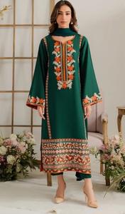 Vestidos Elegantes Pakistaníes e Indios para Mujer, Ropa Formal e Informal para Fiestas, Nuevas Llegadas, Conjuntos de Salwar Kameez y Kurti de Organza, Naturales para Eid - Product Image 6
