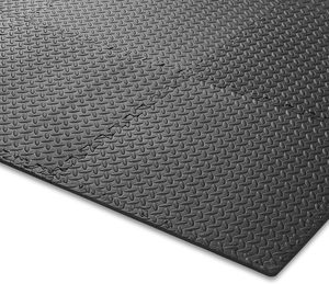 OEM fabricante al por mayor Ecológico EVA patrón de hoja de la estera de enclavamiento para el gimnasio en casa Deporte Ejercicio Mat, no tóxico a prueba de agua - Product Image 5