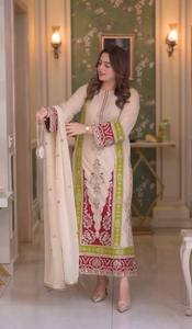 Robes Salwar Kameez pakistanaises pour femmes, été/hiver, pour mariage et fêtes, style Bollywood, sans plis, vente en gros disponible - Product Image 5