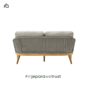 Luxury <b>Outdoor</b> Garden Rope <b>Sofa</b> Set Waterproof Wicker Patio Furniture Low Height Sectional Couch for Villa Backyard Hotels - Product Image 3