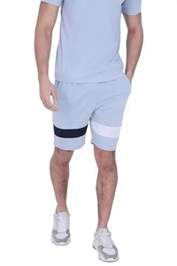 Conjunto de Dos Piezas de Verano para Hombre, Estilo Urbano, Tejido Ecológico con Logotipo Personalizado en Relieve, Camisetas Estampadas de Algodón Orgánico - Product Image 2
