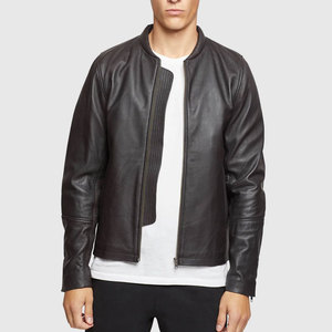 Best Selling Item 2026 Men Genuine <b>jacket</b> for men Custom High Quality Classic College Style <b>trucker</b> Leather <b>jacket</b> for men - Product Image 1