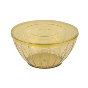 Meilleur choix bol à salade en plastique portable avec couvercle pour la cuisine coffre-fort pratique à transporter pour ranger les repas fruits collations restes - Product Image 2