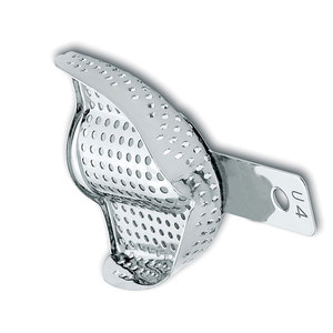 Premium Quality Dental Impression Tray with Edge U1 Perforated Upper Size XL Stainless Steel Reusable Autoclavable Orthodontic - Product Image 4