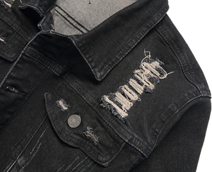 Winter Fashion High Quality Stretch Denim Jacket Men Supplier Spandex Fabric Custom logo Front OEM Bulk Order Price Streetwear - Product Image 4
