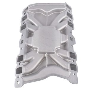 Colector de Admisión Bajo de Aluminio Plateado Personalizado para Oldsmobile 400 425 455 R4150 4.6L 5.7L 4.3L Sin Rendimiento OE - Product Image 3