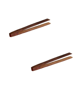 Pinzas de madera para servir ensaladas, verduras, barra de aperitivos y cubitos de hielo a precio económico. - Product Image 2
