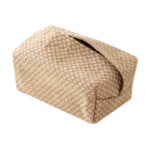 Boîte à mouchoirs en fibre naturelle de jute – Porte-mouchoirs durable et écoresponsable pour la décoration intérieure - Product Image 6