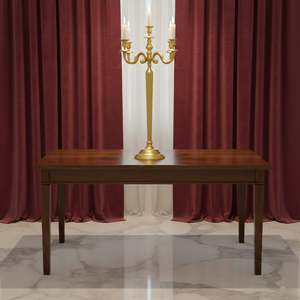 Wholesale Decorative Wedding <b>Floor</b> Candelabra Aluminum Gold Plated Metal Large Handmade <b>Candle</b> <b>Stand</b> Eco-friendly - Product Image 3