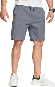High Quality 100% Cotton <b>Mens</b> <b>Shorts</b> Soft Canvas Fabric Relaxed Fit <b>Lounge</b> Sports Running Comfortable Breathable Quick Dry Front - Product Image 3