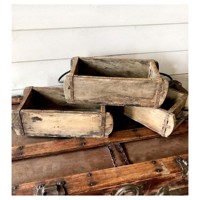 Moule à briques en bois écologique, fournitures d'artisanat, moule à briques en bois fait main, boîte de rangement et d'exposition fiable