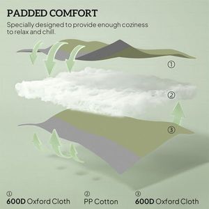 Sedia a dondolo da giardino per il comfort all'aperto - Product Image 4