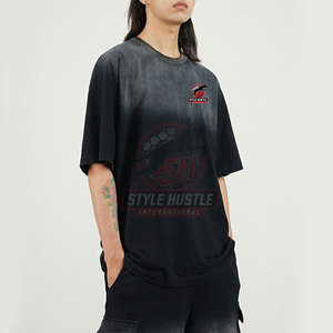 Nouveauté 2026 : T-shirts décontractés pour hommes, effet délavé soleil, respirants, pour l'été - Product Image 3