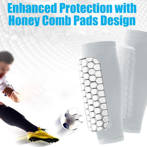 Soccer Shin Guards for Indoor Small Field Play Shin Pads Sleeves Designed for Teams Group Training Matches <b>Football</b> Protection - Product Image 4