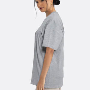 Camiseta de Cuello Redondo Ajustada de Gran Tamaño, de Secado Rápido y Absorción de Humedad, con Impresión de Logotipo Personalizado - Product Image 4