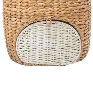 Panier de rangement en jonc de mer pour jouets de chat, organisateur pour enfants, panier en osier naturel pour jouets, couvertures et accessoires pour animaux de compagnie, en provenance du Vietnam - Product Image 3