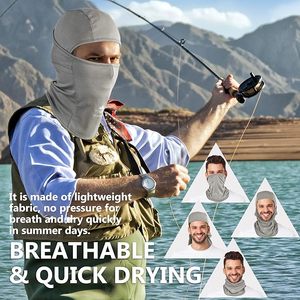 Breathable Balaclava Sun protection for Face and Neck Windproof Adjustable Unisex Hood for Ski Cycling Outdoor - Product Image 2