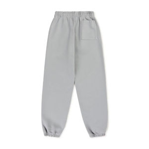 Pantalones Deportivos de Algodón Gris para Hombre, Cintura Elástica con Cordón, Bolsillos Laterales, Joggers Casuales de Invierno Ecológicos - Product Image 2