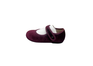 Zapatos Planos de Terciopelo para Niñas, Estilo Mary Jane, Color Sólido, con Hebilla y Correa, Casuales, con Soporte de Arco, Suela Antideslizante, Forro Ligero de Algodón - Product Image 6