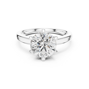แหวนหมั้นเพชรทรงกลมคลาสสิก 1.17 กะรัต ดีไซน์แบบ Timeless Crown Setting - Product Image 1