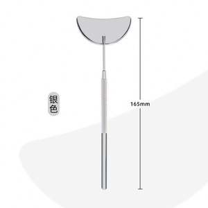 Miroir d'extension de cils en acier inoxydable de haute qualité avec 3 lumières et une grande poignée pour une application facile - Product Image 4
