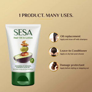 Huile capillaire en lotion, formule ayurvédique nourrissante et hydratante, soin naturel du cuir chevelu, solution hydratante pour des cheveux lisses, brillants et sains - Product Image 2