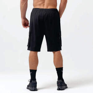 Cargo Shorts With Contrast Printed Inner Legging 65% Polyester 33% Rayon 2% Elastane Black Code 2-In-1 Knee Length - Product Image 2