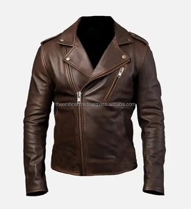 Nueva llegada de los hombres de alta calidad 2025 personalizado hombres ropa Casual lleva diseño de moda chaqueta de cuero Pu para los hombres - Product Image 5