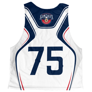140gsm <b>Plus</b> <b>Size</b> Lightweight <b>Mesh</b> Reversible Lacrosse Pinnies Men Blank Breathable Open Hole Team Scrimmage Vests Custom - Product Image 5