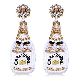 Boucles d'oreilles bohèmes chic faites à la main avec perles de rocaille multicolores, bijoux tendance pour femmes au meilleur prix - Product Image 4