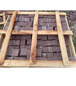 Cubos de Piedra Arenisca Roja Kandla, Bloques de Piedra Natural Duraderos para Pisos Exteriores, Patios, Caminos de Jardín, Parques y Paisajismo - Product Image 4