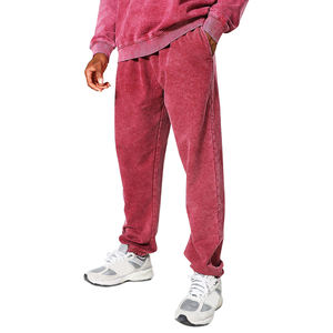 Pantalon homme coupe slim style vintage délavé à l'acide, best-seller, vente en gros, pantalon de jogging délavé à l'acide de haute qualité pour homme - Product Image 1