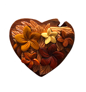 Boîte de puzzle en bois faite à la main de tendance chaude pour l'artisanat de cadeau de souvenir en bois de boîte à bijoux dans stocké - Product Image 3