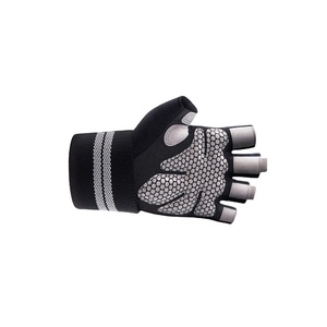 Gants de musculation en gros, gants de gym anti-friction pour tractions, accessoires de fitness avec logo personnalisé, fournisseur d'usine - Product Image 4