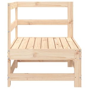 Sofá de esquina de madera maciza de pino para patio, muebles de jardín, juego de sofás - Product Image 3