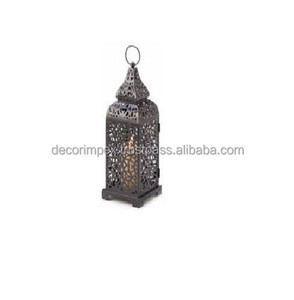 <b>Gold</b> Octagon Hanging Candle Holder Iron Sheet Etching for <b>Lanterns</b> Are Decorative Lighting Fixtures That Typically Metal Frame - Product Image 5