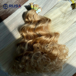 Extensiones de Cabello Humano Virgen Vietnamita Rusa Hanoi, Doble Trama a Máquina, Súper Doble Trama, 100g, Puntas Completas, Todos los Colores - Product Image 3