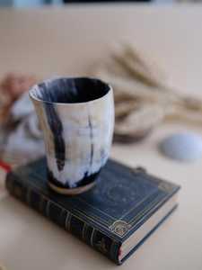 Jarra de Metal Estilo Vikingo para Cerveza y Vino, el Mejor Regalo para Reuniones, Cuerno de Búfalo, Precio al por Mayor - Product Image 2