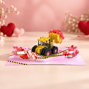 Carte pop-up 3D Joyeux Saint-Valentin avec enveloppes, cadeau pour couple pour les événements de la Saint-Valentin, carte de vœux artisanale en papier, carte pop-up - Product Image 5