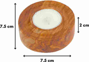 Wood Candle <b>Holders</b> with Match box Wedding Gift for Christmas Stand Type <b>Tealight</b> <b>Holder</b> - Product Image 5