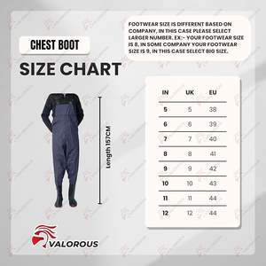 Bottes longues en PVC Waltzer India Farmer avec couvre-bottes - Modèle Block-WI-PVC-COVERBLOCK - Hauteur poitrine - Product Image 3