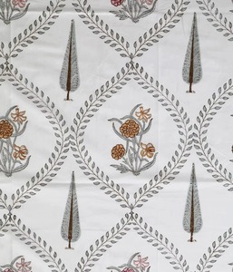 Ensemble de draps en coton imprimé à la main avec motifs végétaux indiens traditionnels, literie bohème florale avec housses de coussin - Product Image 2