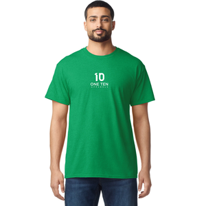 เสื้อยืดผู้ชายสไตล์วินเทจสีเขียวไอริช ผ้าฝ้ายคอตตอน แขนสั้น คอกลม เสื้อลำลอง ขายส่งเสื้อเปล่า - Product Image 2