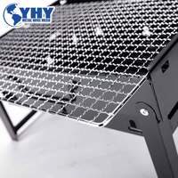 Barbecue portable pliable, grils de barbecue pour patio, barbecue au charbon de bois, cuisinière