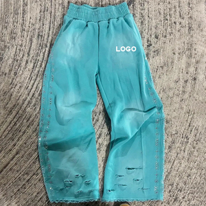 Top Quality 100% <b>Men's</b> Distressed Trouser Cotton Vintage High Street Ripped <b>Jeans</b> Slim Pants <b>Jeans</b> for <b>Men's</b> Distressed Trouser - Product Image 1