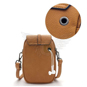 Sac banane en cuir zippé écologique pour activités de plein air et rangement personnel avec compartiments organisés 2026 - Product Image 3